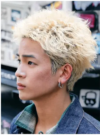 ショート パーマ 丸山 大輝のヘアスタイル
