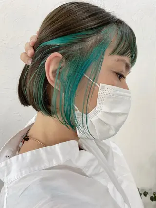 カラー ブリーチダブルカラー 【koide】のヘアスタイル