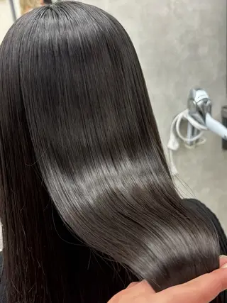 ロング カラー すぐ巻ける縮毛矯正 🍀勝倉　麗のヘアスタイル