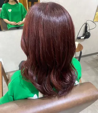 ロング カラー Bish Yanaのヘアスタイル