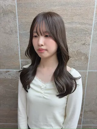 セミロング カラー パーマ 《柔らかhair𓍯 》木村美姫のヘアスタイル