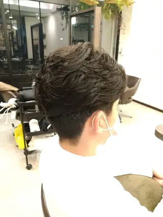 ショート パーマ メンズ 土屋 夕貴のヘアスタイル