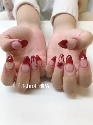 セミロング ネイルJaol 池袋のネイルデザイン