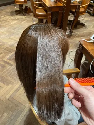 ミディアム stylist YUTOのヘアスタイル