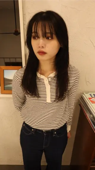 ミディアム レイヤー/ボブ/ 透明感カラー/ニワのヘアスタイル