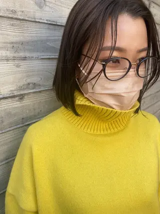 ショート 【美ボブ.艶カラー. 梅田茶屋町】midoのヘアスタイル
