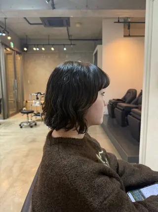 ショート 🌿朝5分でお洒落 パーマスタイル🌿のヘアスタイル