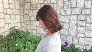ショート カラー パーマ ヘアアレンジ 髪質改善/透明感 OAK兵庫のヘアスタイル