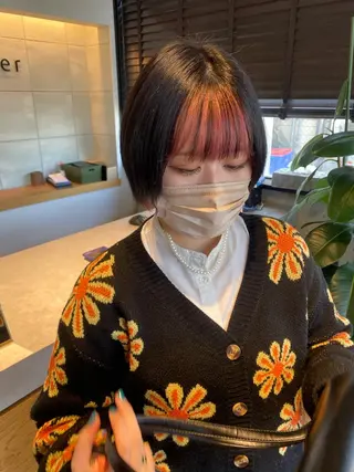ショート カラー Number CHIHIROのヘアスタイル