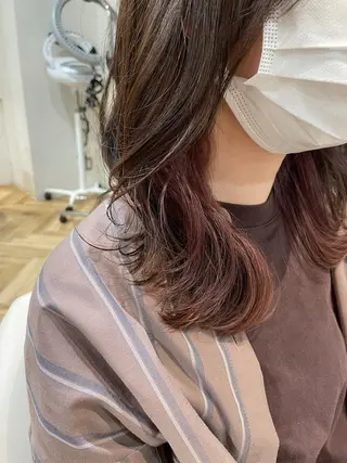 カラー 松永 夏のヘアスタイル