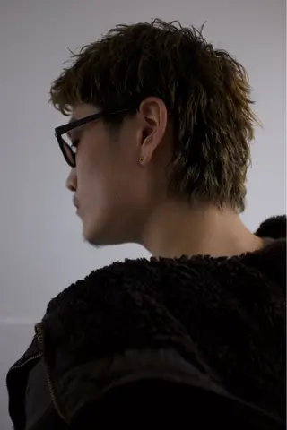 ショート カラー メンズ メンズ専門ブリー チカラー⚡️リュウジのヘアスタイル