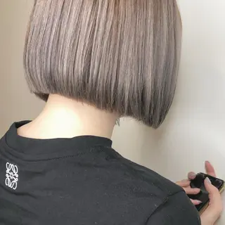 ショート カラー ヘアアレンジ マツエク・マツパ 透明感カラー🫧ヘア セット🫧松本菜月の眉毛・アイブロウイメージ