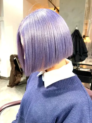 ミディアム カラー ヘアアレンジ 🌈インナーカラー ‘ショウマ’🌈のヘアスタイル