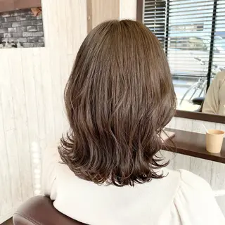 ミディアム カラー 髪質改善💍 natsukiのヘアスタイル