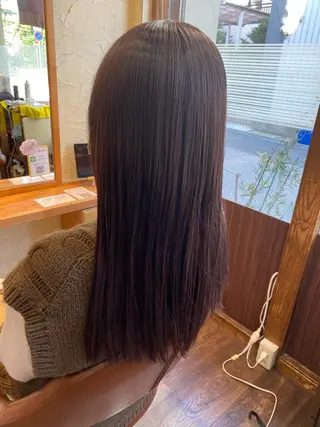 ロング カラー パーマ ヘアアレンジ メンズ キッズ ネイル マツエク・マツパ 🌈髪質改善・美髪矯 正・平野瀬乃🌈のヘアスタイル