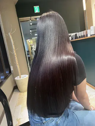 ロング カラー 💖艶ハイトーン髪質 改善💖ケンシンのヘアスタイル