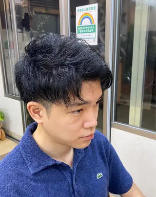 ショート メンズ 浅見 天翔のヘアスタイル