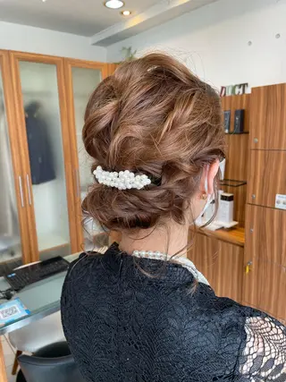 ヘアアレンジ ☪︎⋆ hair & eye yuka˚✩のマツエク・マツパデザイン