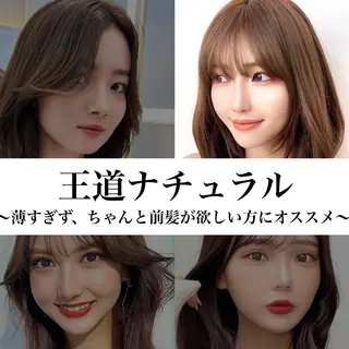 セミロング カラー 顔周り特化/韓国ヘア /レイヤー/吉野幸大のヘアスタイル