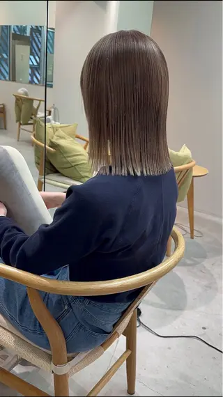 ミディアム カラー 似合わせショート×透 明感/やじまたかしのヘアスタイル