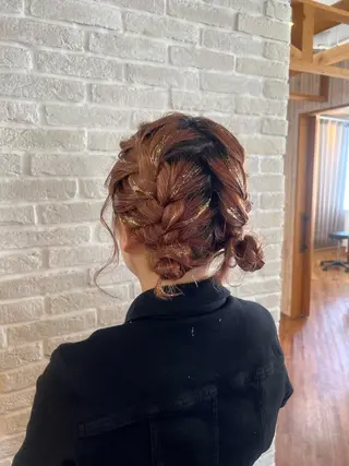 セミロング ヘアアレンジ Topstylist YUKIのヘアスタイル