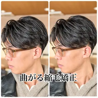 ショート パーマ メンズ 【メンズ縮毛矯正】 FILMS  軍司のヘアスタイル