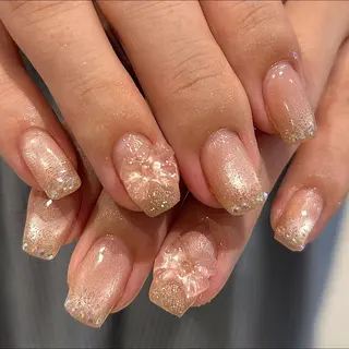 ネイル honoka ガーリーネイル໒꒱のネイルデザイン