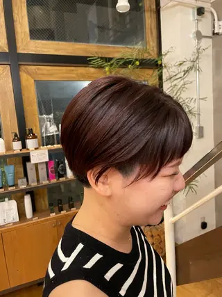 ショート 似合わせカラー/ 堀江美容室/レミ🎀のヘアスタイル