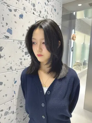 ミディアム カラー 矢野 晃平のヘアスタイル