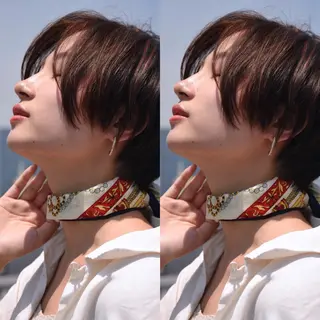 ショート パーマ 銀座No.1髪質改善 縮毛矯正/本木のヘアスタイル