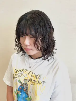 ショート パーマ ミ ユのヘアスタイル