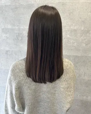 ロング シモウラ アオイのヘアスタイル