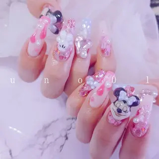 ネイル 梅田🦄中崎町🩵 u n o 0 1のネイルデザイン