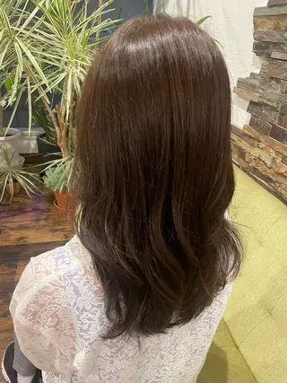 ロング カラー レイヤー／髪質改善 ／YUのヘアスタイル