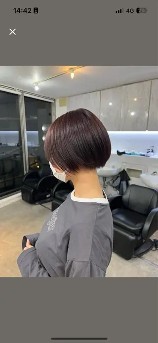 ショート カラー メンズカット ／ パーマ ／ コハのヘアスタイル