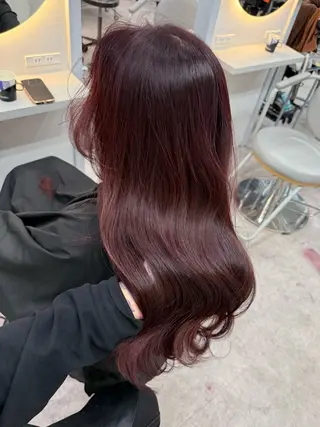 ロング 韓国ヘア/ワンホン ちひろのヘアスタイル