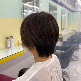 セミロング カラー ヘアアレンジ mai🍑暖色カラー /レイヤー💖のヘアスタイル