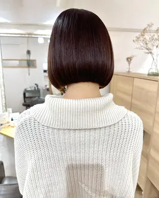 ショート カラー パーマ 銀座No.1髪質改善 縮毛矯正/本木のヘアスタイル