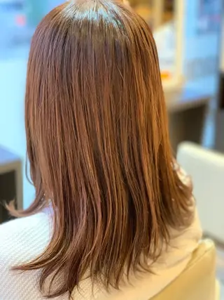 ミディアム カラー 大間 礼真のヘアスタイル