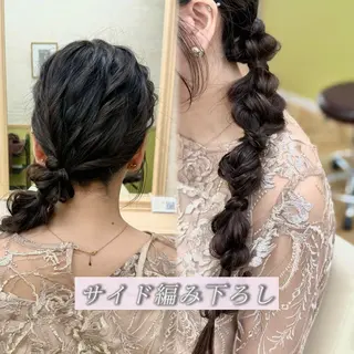 ロング ヘアアレンジ Keiji🫧艶髪・ 透明感カラー🫧のヘアスタイル