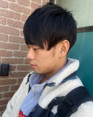 ショート カラー パーマ ヘアアレンジ メンズ キッズ ネイル マツエク・マツパ アイブロウ 久木原 ゆりのヘアスタイル