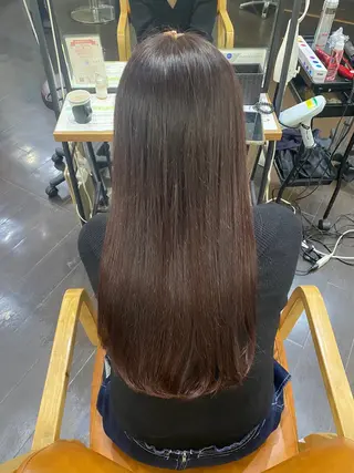 ロング カラー ヘアアレンジ 🍒ᩚ名駅/艶髪 縮毛矯正/あゆ🍒ᩚのヘアスタイル