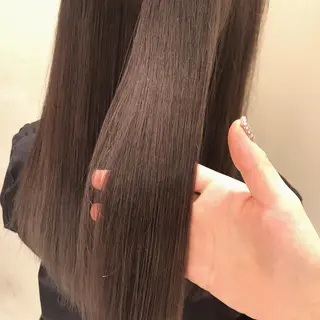 セミロング カラー パーマ ヘアアレンジ ネイル マツエク・マツパ ニシダヒカリ🌙 髪質改善×似合わせのヘアスタイル
