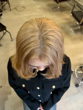 カラー ★カラー特化★ ハイトーン★もみじのヘアスタイル