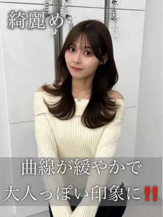 ミディアム カラー ヘアアレンジ 顔周り&ミディアム 特化/池袋/kokiのヘアスタイル