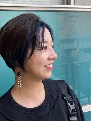 ショート メンズ 久木原 ゆりのヘアスタイル