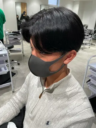 ショート カラー パーマ ヘアアレンジ メンズ パーソナルカラー合わ せたカラー🤍なつみのヘアスタイル
