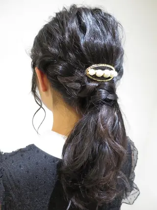 ヘアアレンジ ショート×カラー 🦊堀米早紀【荻窪】のマツエク・マツパデザイン