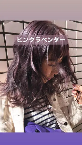 ミディアム カラー 店長 小池アキトのヘアスタイル