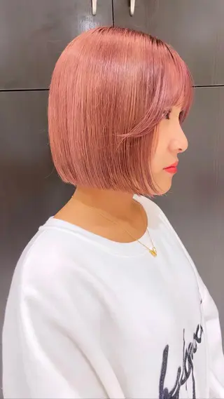ショート カラー 大口 楓のヘアスタイル